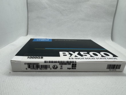 
Crucial BX500 1000 GB (CT1000BX500SSD1) SSD накопитель НОВЫЙ!!!
Все элементы SS. . фото 3