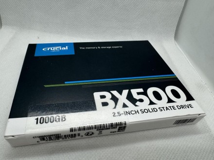 
Crucial BX500 1000 GB (CT1000BX500SSD1) SSD накопитель НОВЫЙ!!!
Все элементы SS. . фото 4