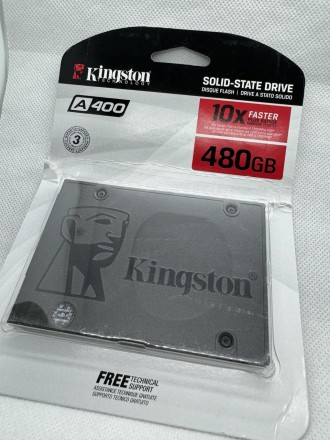 
Kingston SSDNow A400 480 GB (SA400S37/480G) SSD накопитель НОВЫЙ!!!
Твердотельн. . фото 2