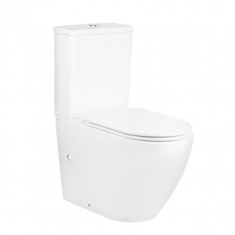 Унітаз-компакт Qtap Robin безобідковий з сидінням Soft-close QT13222141ARW. Ивано-Франковск. фото 1 Унітаз-компакт Qtap Robin безобідковий з сидінням Soft-close QT13222141ARW. Ивано-Франковск. фото 1