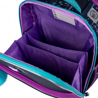 Рюкзак каркасний Yes Caramel Girl S-78: оптимальний рюкзак для учнів молодшої шк. . фото 9