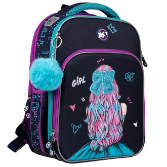 Рюкзак каркасний Yes Caramel Girl S-78: оптимальний рюкзак для учнів молодшої шк. . фото 2