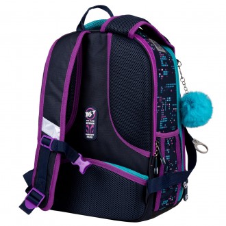 Рюкзак каркасний Yes Caramel Girl S-78: оптимальний рюкзак для учнів молодшої шк. . фото 6