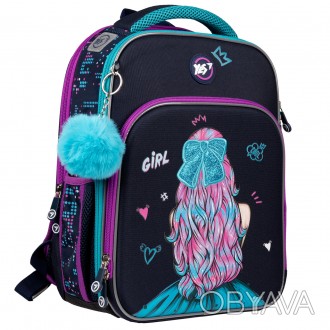 Рюкзак каркасний Yes Caramel Girl S-78: оптимальний рюкзак для учнів молодшої шк. . фото 1