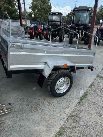 Новий причіп з оцинкованими бортами 200х130х40 (Дніпро). . фото 3 Причіп Дніпро-200 від заводу-виробника.новинка! Оцинковані борти причепа . Рама-. . фото 3