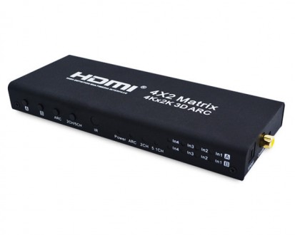 HDMI Matrix HD-M442A 4x2Устройство коммутаторного типа HDMI Matrix HD-M442A 4x2 . . фото 2