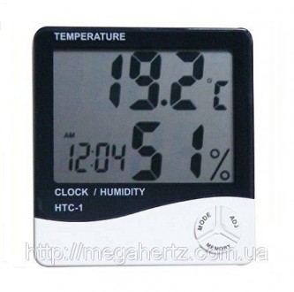 Цифровой термометр часы гигрометр LCD 3 в 1Универсальный цифровой измеритель вла. . фото 3