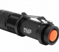 Тактический фонарик Police 20000W с линзой BL-8468 Фонарь ручной аккумуляторный . . фото 4