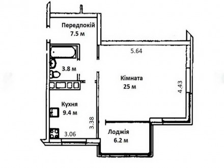 Вул. Петрицького 21 А. Будинок побудований за монолітно-каркасної схемою із запо. . фото 13