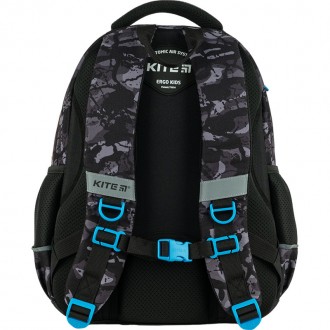 Рюкзак школьный Kite K24-763M-4 – полукаркасная модель, выполненная из прочного . . фото 7