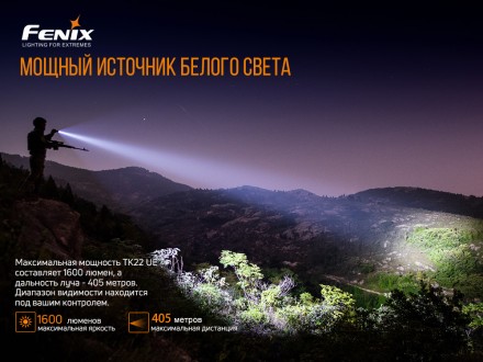 
	
Опис Fenix TK22UE:
 Новинка Fenix TK22UE – це прилад для освітлення з високою. . фото 17