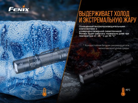 
 
Опис ліхтарі Fenix E20 (2015) Cree XP-E2:
 Удосконалена модель PD32 V2.0 – по. . фото 10