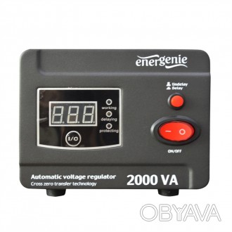 Автоматичний регулятор напруги EnerGenie 220 В 2000 ВА призначений для роботи з . . фото 1