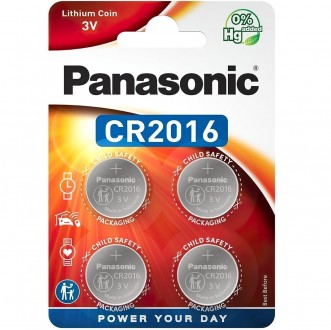 Батарейка Panasonic CR 2016 BL 4шт. Харьков. фото 1 Батарейка Panasonic CR 2016 BL 4шт. Харьков. фото 1