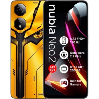 Смартфон ZTE Nubia Neo 2 5G 8/256GB NFC Sunfire Yellow Global UA (Код товару:375. Харків. фото 1 Смартфон ZTE Nubia Neo 2 5G 8/256GB NFC Sunfire Yellow Global UA (Код товару:375. Харків. фото 1
