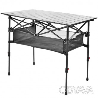 Стол складной Lesko S5424 120*65/70*55 см с карманом туристический