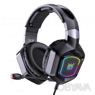 
Яскраві ігрові навушники ONIKUMA RGB X8 - ідеально підходить для всіх ігор і му. . фото 1