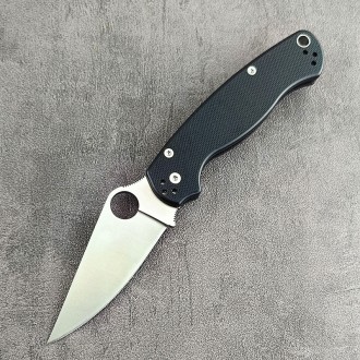 
 Нож Spyderco Para-Military 2 C81 China черный Китайский аналог ножа Spyderco P. . фото 3