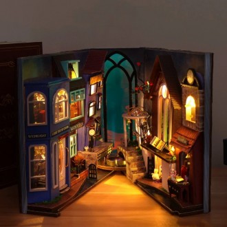 
 ✨ Ласкаво просимо в Enchanted World of Magic Spell Street DIY Book Nook!✨ Зроб. . фото 7