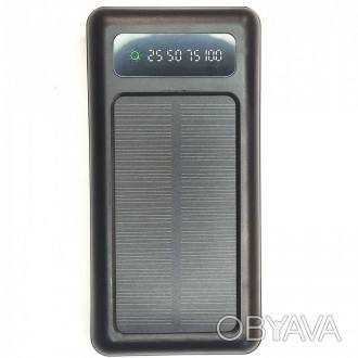 Внешний аккумулятор с солнечной панелью Power bank UKC 8285 10000 Mah зарядка ка