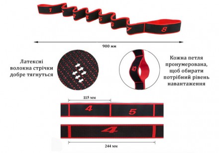 Ленточный эспандер EasyFit - это многофункциональный, компактный и универсальный. . фото 3