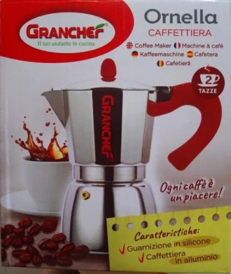 Кофеварка Granchef Ornella Tognana, Италия, новая. Запоріжжя. фото 1 Кофеварка Granchef Ornella Tognana, Италия, новая. Запоріжжя. фото 1