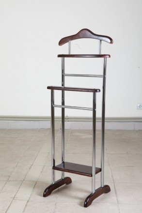 Плечики Металік, темний горіх---. Львів. фото 1