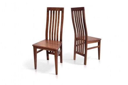 Стілець Моніка ТВЕРДИЙ, горіх---. Львів. фото 1