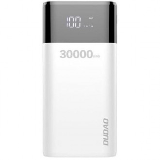 
Dudao K8Max 30000mAh
Потужний пауербанк ємністю 30000 мАг з чотирма USB-портами. . фото 2