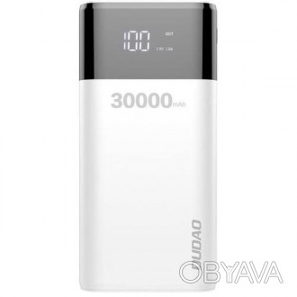 
Dudao K8Max 30000mAh
Потужний пауербанк ємністю 30000 мАг з чотирма USB-портами. . фото 1