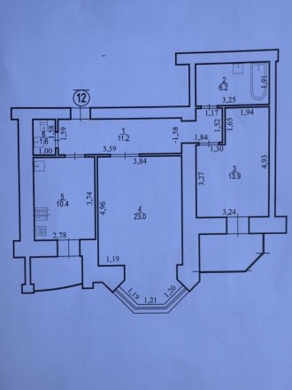 Квартира 2-х кімнатна 73 кв. район Левада. 
Продаю квартиру в районі Левада 73 к. . фото 7