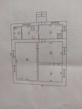 Продам будинок в Полтаві. 
Продається будинок у межах міста. 52 кв метрів, 3 кім. . фото 12