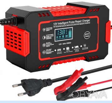 Опис
• Car Battery Charger 12V 6A Pulse Repair: Зарядний пристрій забезпечує імп. . фото 1