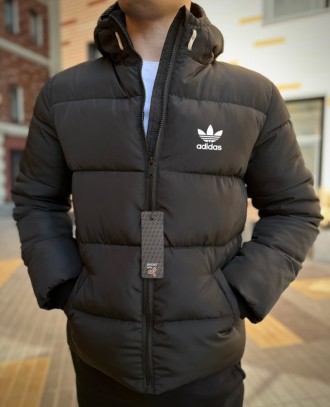 Куртка зимова чорна Adidas RD280. Львов. фото 1 Куртка зимова чорна Adidas RD280. Львов. фото 1
