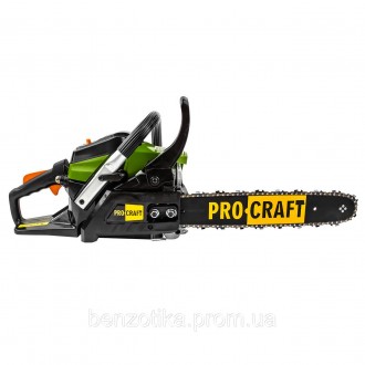 ProCraft GS-58X - це компактна і легка ланцюгова бензопила, оптимальна для робот. . фото 5