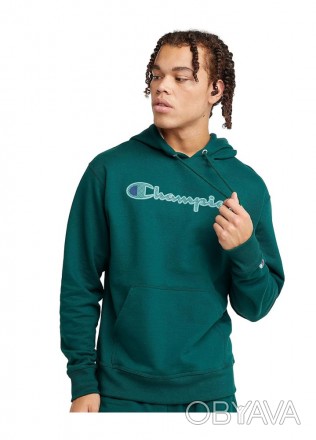 
 Толстовка чоловіча або ж унісекс Champion Powerblend Fleece Pullover Hoodie: С. . фото 1