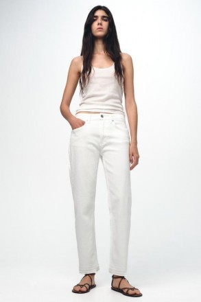 ZARA ДЖИНСИ ZW COLLECTION SLIM RELAXED FIT ІЗ СЕРЕДНЬОЮ 36. Киев. фото 1 ZARA ДЖИНСИ ZW COLLECTION SLIM RELAXED FIT ІЗ СЕРЕДНЬОЮ 36. Киев. фото 1