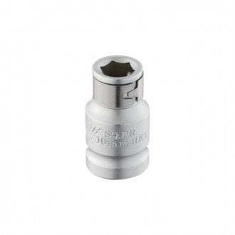 Перехідник квадрат 1/2" х шестигранник 10 мм, CrV INTERTOOL ET-1108. Харків. фото 1 Перехідник квадрат 1/2" х шестигранник 10 мм, CrV INTERTOOL ET-1108. Харків. фото 1