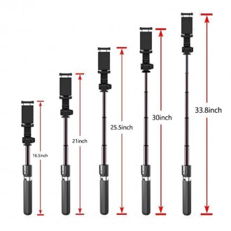  Стабилизатор телефона Gimbal L08. Штатив держатель телефона с Bluetooth пультом. . фото 4