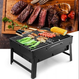 Складной барбекю гриль портативный гриль Bbq Grill Portable №A183.Это крошечный . . фото 3