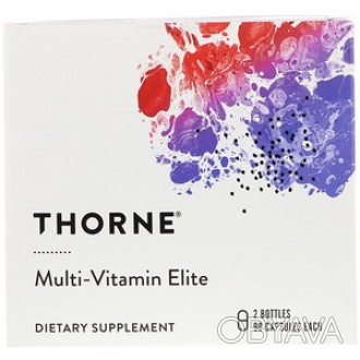 Мультивітаміни еліт, Multi-Vitamin Elite, Thorne Research - це дві ідеальні комб. . фото 1