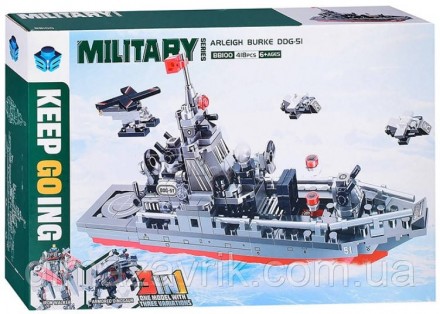 Конструктор Keep Going BB10031 "Динозавр. Корабль. Робот. 3в1" 418 деталей. Харьков. фото 1