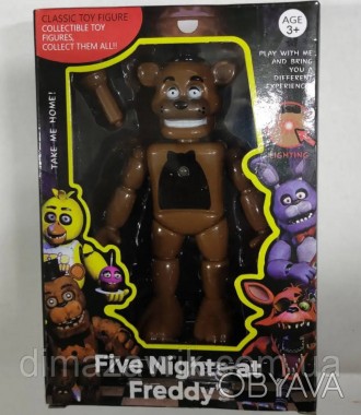 Игровая фигурка Фредди 13см Светится, Freddy Аниматроники "5 Ночей с Фредди" HG-