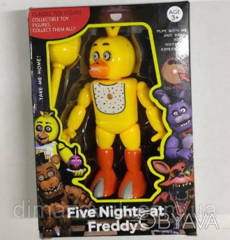 Игровая фигурка Чика 13см Светится, Chica Аниматроники "5 Ночей с Фредди" HG-330