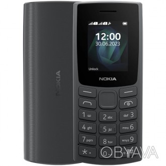 Nokia 105 2023 - мобільний телефон із привабливим зовнішнім виглядом та тривалим. . фото 1