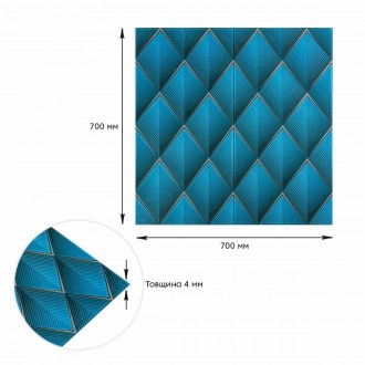 Самоклеящиеся 3D панели – декоративное покрытие для стен, выполненное из легкого. . фото 6