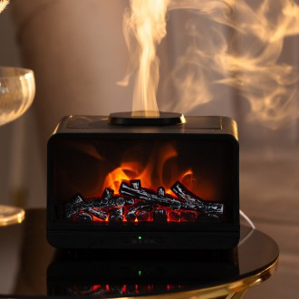 Увлажнитель воздуха Flame Fireplace Aroma Diffuser Black увлажнитель очиститель . Дніпро. фото 1 Увлажнитель воздуха Flame Fireplace Aroma Diffuser Black увлажнитель очиститель . Дніпро. фото 1