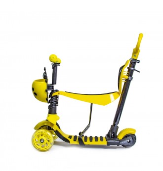 Самокат Scooter "Божья коровка" 5in1 Yellow. . фото 2