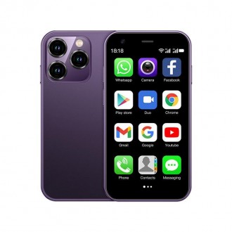 Маленький мобільний смартфон сенсорний Soyes XS 15 Фіолетовий. Київ. фото 1 Маленький мобільний смартфон сенсорний Soyes XS 15 Фіолетовий. Київ. фото 1