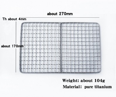 Решетка титановая гриль для барбекю TiTo titanium + чехол ( подставка под котел . . фото 8